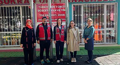 Minik öğrencilerin okulunda hijyen denetimi