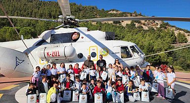 Minikler ateş savaşçılarının zorlu görevini yerinde öğrendi