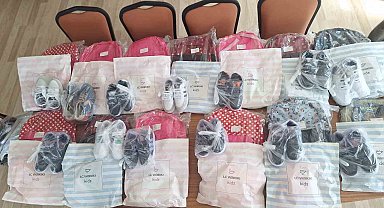 Miniklerden kardeş okullarına anlamlı destek