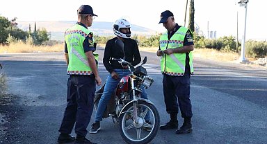 Motosiklet denetiminde 196 sürücüye para cezası