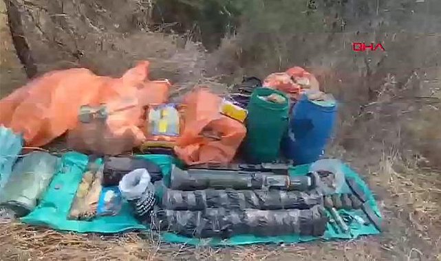 MSB: Pençe-Kilit bölgesinde PKK'ya ait çok sayıda silah ele geçirildi