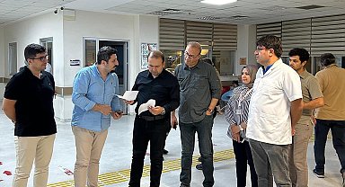 Müdür Şenkul'dan Kuşadası Devlet Hastanesi'nde akşam denetimi