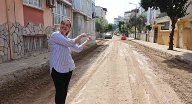 Nazilli Cumhuriyet Mahallesi'nde yol çalışması başlatıldı