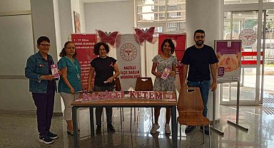Nazilli Devlet Hastanesi'nde meme kanserine dikkat çekildi