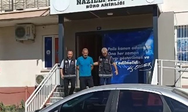 Nazilli polisi 26 yıl hapisle aranan şahsı yakaladı