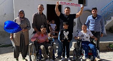 Niğde'de engelli kardeşlerin hayali gerçek oldu