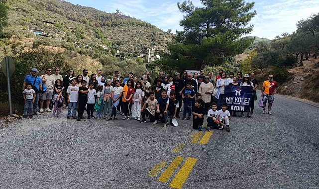Öğrenciler doğa yürüyüşüne katıldı