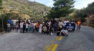 Öğrenciler doğa yürüyüşüne katıldı