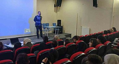 Öğrencilere KADES tanıtıldı