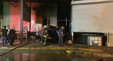 Oksijen kaynağından çıkan kıvılcım yangına sebep oldu