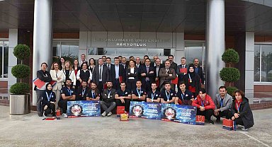 OMÜ'ye gurur yaşatan akademisyen ve öğrencilere teşekkür belgesi