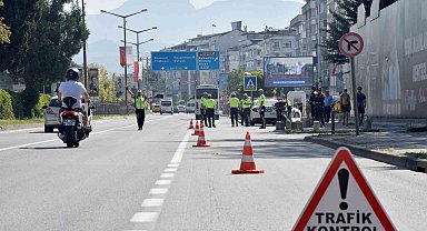 Ordu'da bir haftada 17 binden fazla araç ve sürücüsü denetlendi