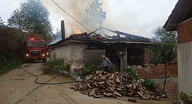 Ordu'da ev yangını