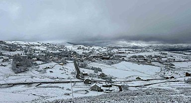 Ordu'ya mevsimin ilk karı düştü