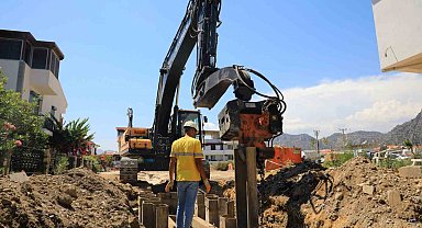 Ören'de kanalizasyonunun yüzde 74'ü tamamlandı