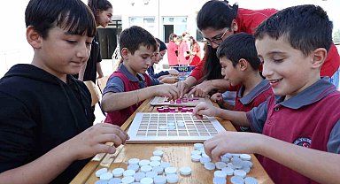 Ortaokul öğrencileri gönüllerince eğlendi