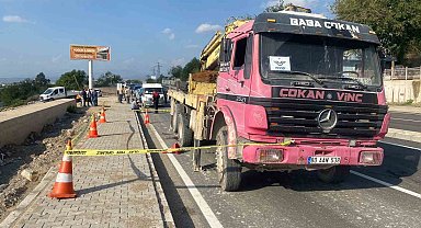 Osmaniye'de vincin altında kalan işçi ağır yaralandı