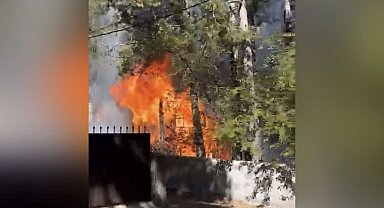 Osmaniye'de yayla evinde çıkan yangın paniğe neden oldu