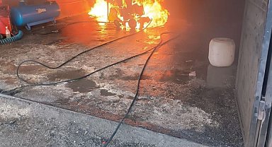 Oto yıkamada meydana gelen patlama paniğe sebep oldu