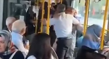 Otobüsteki kavga sokağa taştı