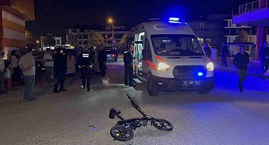 Otomobilin çarptığı bisikletli çocuk yaralandı