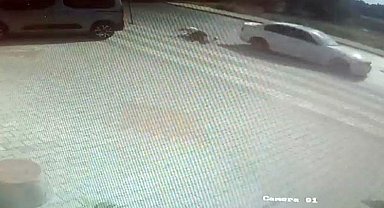 Otomobilin çarptığı yaya yaralandı