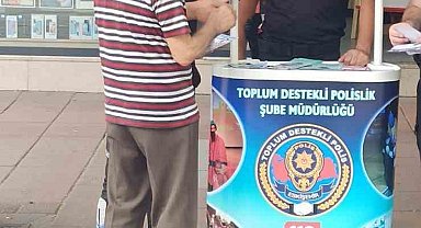 Polis ekipleri bin 635 vatandaşı hırsızlık ve dolandırıcılıkla ilgili bilgilendirdi
