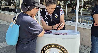 Polis'ten KADES bilgilendirme çalışması