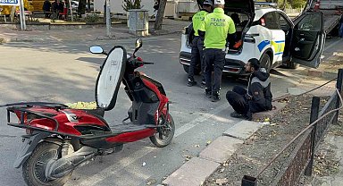 Polisten kaçan motosiklet sürücüsü kovalamaca sonucu yakalandı