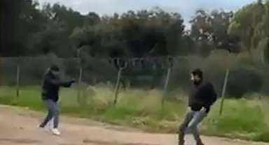 Pusu kurup cinayet anını kameraya çekmişler