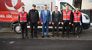 "Mobil göç aracı işlemleri hızlandırıyor"