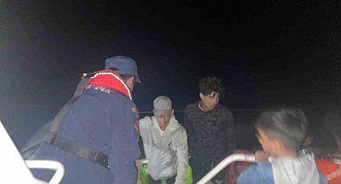 Radarla tespit edilen düzensiz göçmenler yakalandı