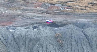 Rusya ve Kuzey Kore bayraklarının Ukrayna cephesinde görüldüğü iddiası