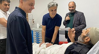 Sağlık yetkilileri hastanede incelemede bulundu