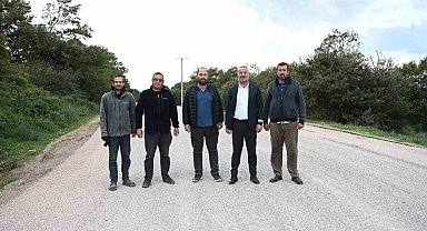 Şahmelek ve Doğla'da yol çalışmaları tamamlandı