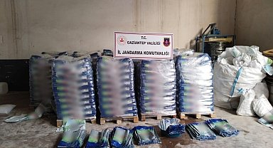 Sahte deterjan operasyonu: 2 milyonluk vurguna jandarma baskını