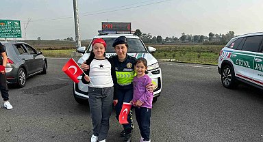 Sakarya'da 29 Ekim Cumhuriyet Bayramı coşkusu otoyollara taştı