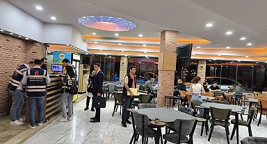 Sakarya'da kafeler bölgesinde geniş çaplı denetim