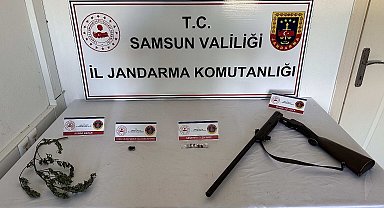 Samsun'da 14 yıl hapis cezası bulunan 2 kişi yakalandı