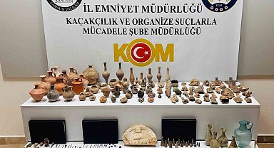 Samsun'da 325 tarihi eser ele geçirildi: 1 gözaltı