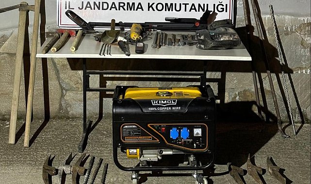 Samsun'da 4 kişi kaçak kazı yaparken yakalandı