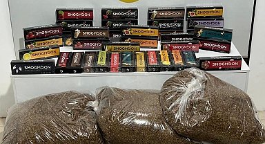 Samsun'da 410 paket gümrük kaçağı nargile tütünü ele geçirildi