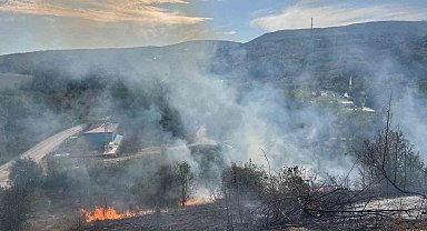 Samsun'da örtü yangını korkuttu