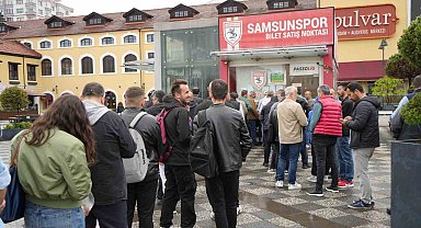 Samsunsporlu taraftarlardan Fenerbahçe maçına yoğun ilgi