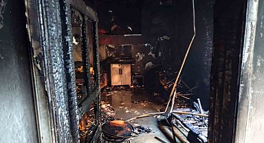 Şanlıurfa'da çıkan ev yangını korkuttu