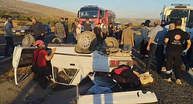 Şanlıurfa'da otomobil devrildi: 5 yaralı