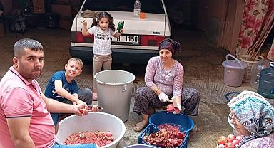Sarıgöl'de evlerde nar ekşisi yapımına başlandı