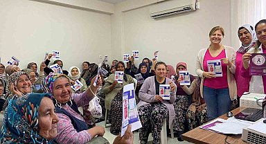 Sarıgöl'de meme kanseri konusunda farkındalık eğitimi