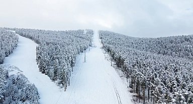 Sarıkamış'ta kış yüzünü gösterdi