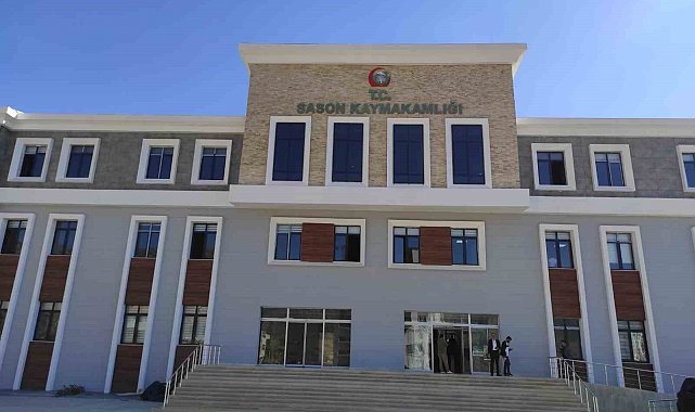 Sason'da yeni hükümet konağı hizmet vermeye başladı